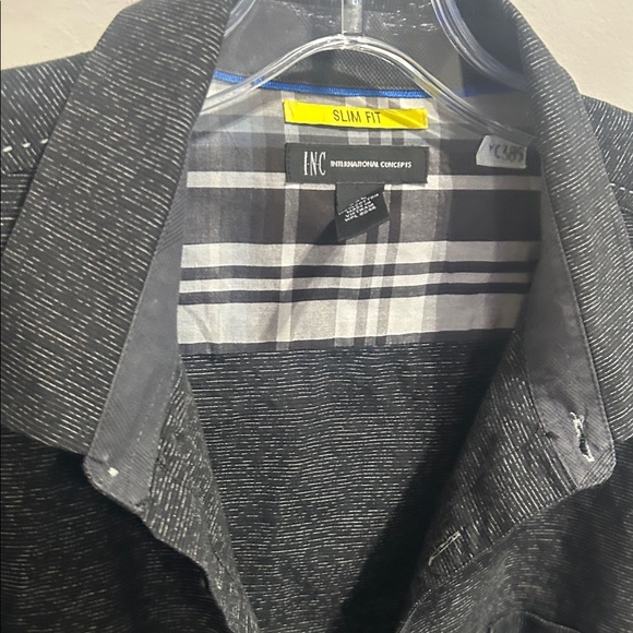 INC International Concepts Dark Gray Casual Shirt - Picture 5 of 6